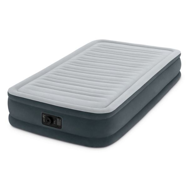 Intex Deluxe Double Air Bed with Built-in Air Pump